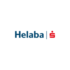 Helaba Logo mit rotem Sparkassen Logo